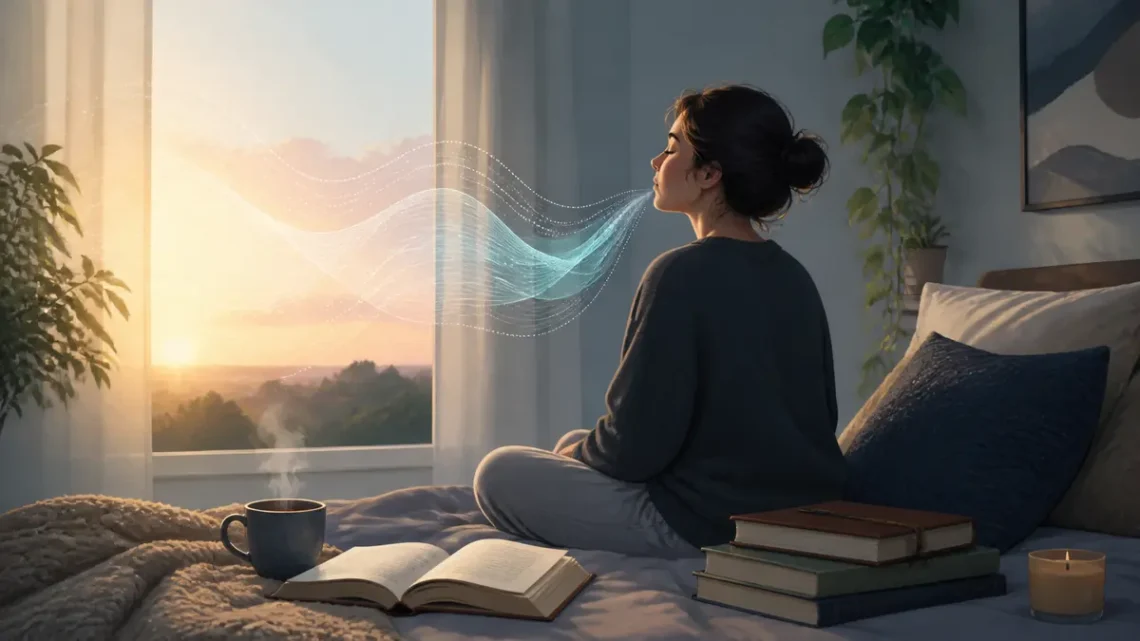Editorial illustration for Best Books on Anxiety