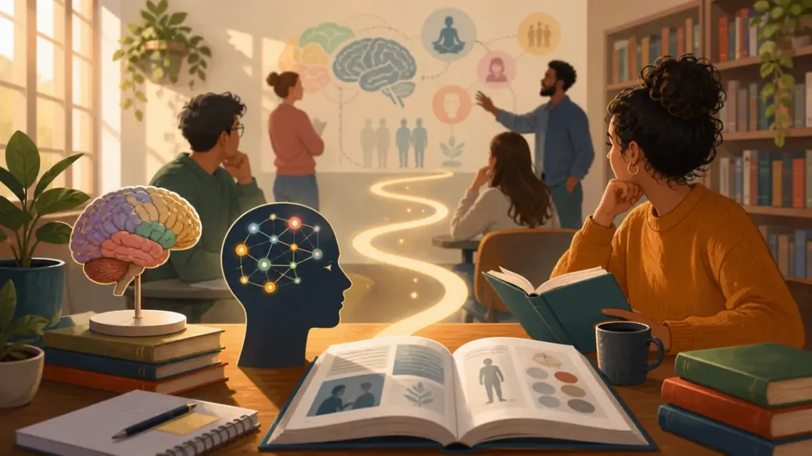 Editorial illustration for Best Books About Introductory Psychology