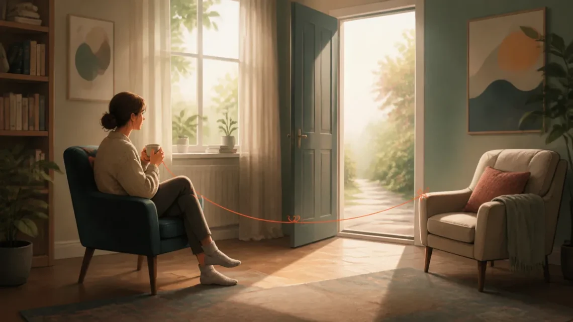 Editorial illustration for Best Books for Avoidant Attachment