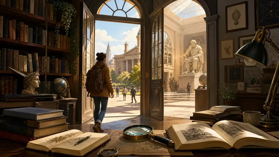 Editorial illustration for Best Books for Lifelong Learning