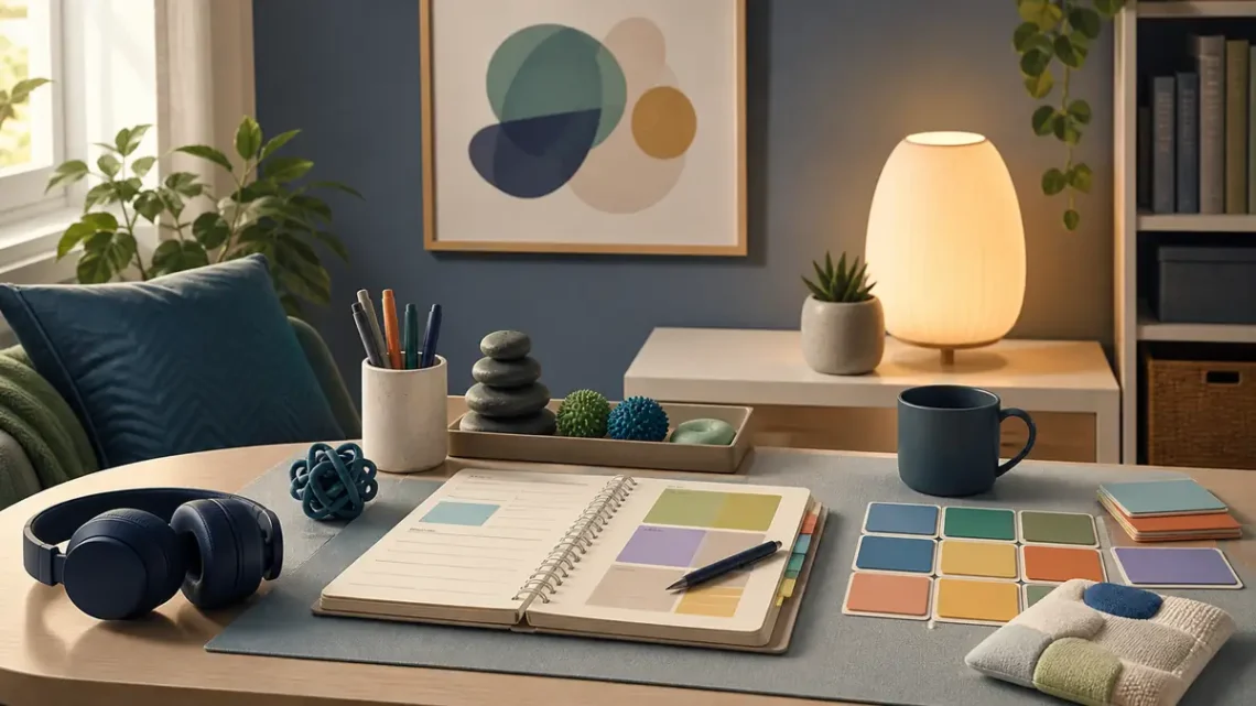Editorial illustration for Best Autism Workbooks for Adults