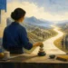 Editorial illustration of a person balancing meaningful tools while a clear route opens for personal effectiveness