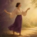 Editorial illustration of a person removing strings and stepping into a clearing for people-pleasing recovery