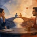 Editorial illustration of two professionals building a bridge of trust through a sales conversation